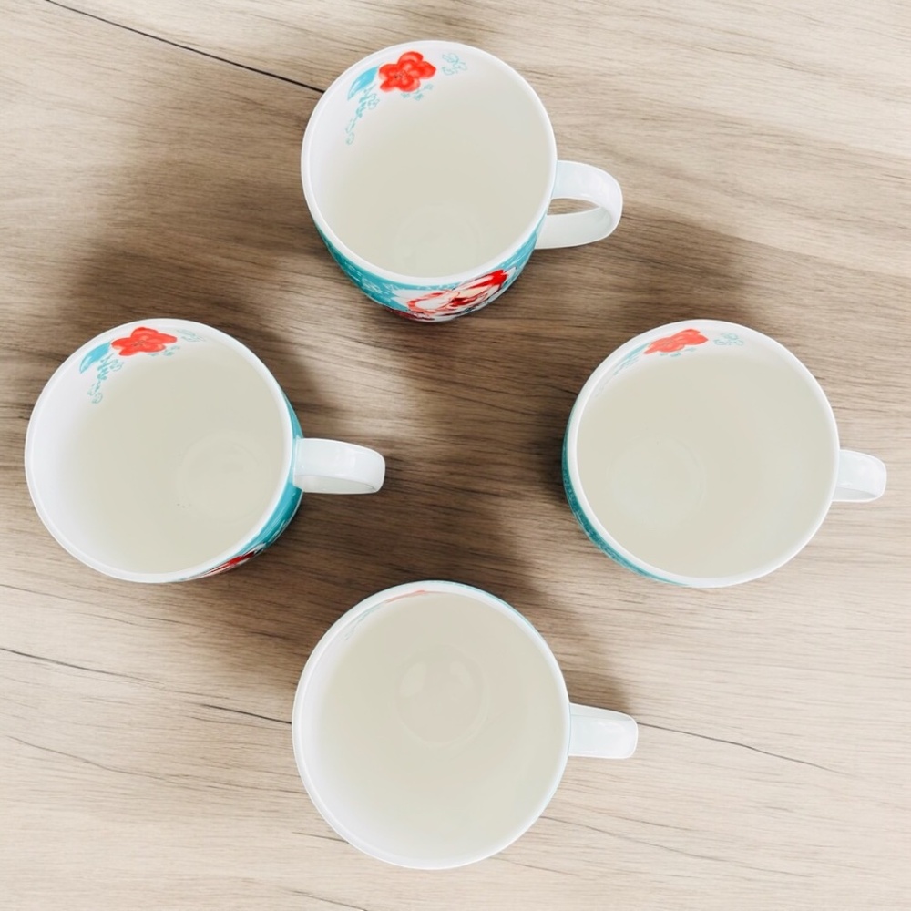 Lenox “Chirp” Bone China – Set of 4 Tea/Coffee Cups - Picture 6 of 7
